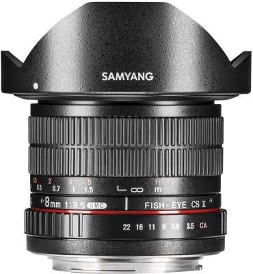Samyang 8mm f/3.5 UMC Fisheye CS II Canon recenze