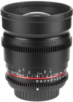 Samyang CINE 16mm T2.2 VDSLR II Canon recenze