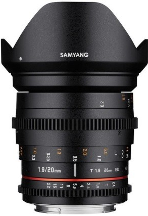 Samyang CINE 20mm T1,9 VDSLR II ED AS UMC Nikon F-mount recenze