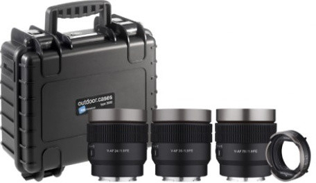Samyang V-AF lens Kit 24/35/75 + MF adaptér recenze