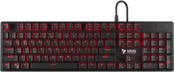 Savio Tempest RX FULL Outemu SAVGK-TEMPEST FULL RED recenze