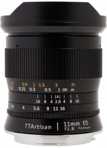 TTArtisan 11mm f/2.8 Fisheye Full Frame Canon RF recenze