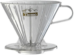 Tiamo Dripper plastový V02 čirý recenze