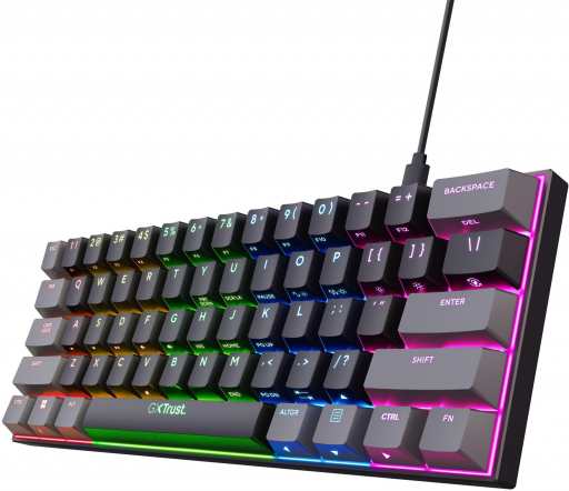 Trust GXT 867 ACIRA 60% Mini Gaming Keyboard 24882 recenze