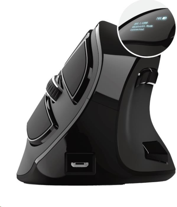 Trust Voxx Rechargeable Ergonomic Wireless Mouse 23731 recenze