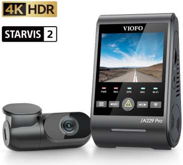 VIOFO A229 PRO 2CH GPS 4K recenze