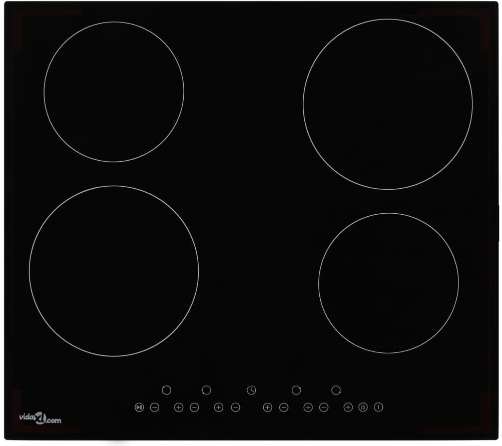VidaXL Keramická varná deska 4 varné zóny dotykové ovládání 6000 W recenze