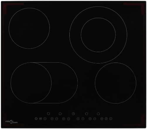 VidaXL Keramická varná deska 4 varné zóny dotykové ovládání 6600 W recenze