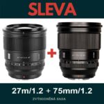 Viltrox 27mm f/1.2 PRO + Viltrox 75mm f/1.2 PRO Fujifilm X recenze