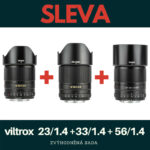 Viltrox 56mm f/1.4+ 33mm f/1.4 + 23mm f/1.4 Fujifilm X recenze