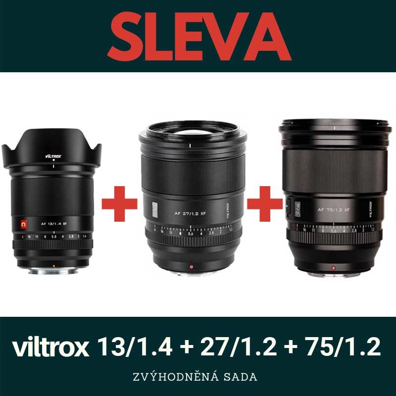 Viltrox SADA 13mm f/1.4 + 27mm f/1.2 + 75mm f/1.2 Fujifilm X recenze