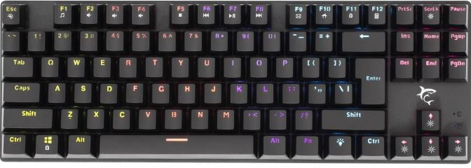 White Shark Commandos Black Blue Switch GK-2106 recenze