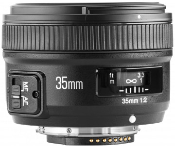 Yongnuo YN 35mm f/2 Nikon F-mount recenze