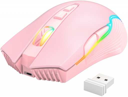 ele ELEOPTION ONIKUMA CW905 RGB pro notebooky růžová recenze