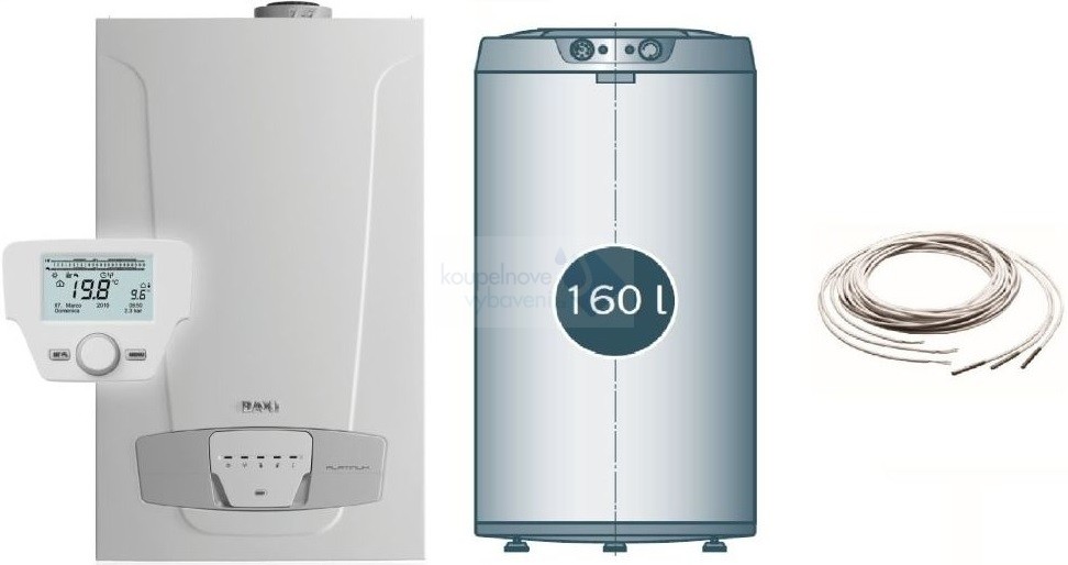 Obrázok Baxi Luna Platinum+ 1.24+160l + ERP 2,4-24 kW 160 l SES0263+ hodnotenie