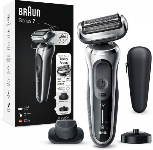 Braun Series 7 71-S4200cs Wet&Dry Silver recenze