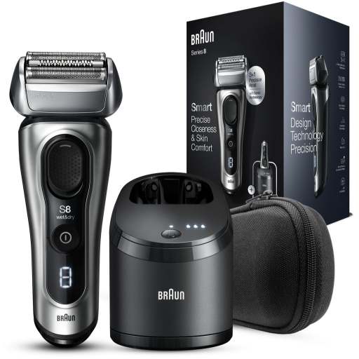 Braun Series 8 8467cc Wet&Dry Silver recenze