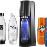 SodaStream E-Terra Black + láhve FUSE 3 x 1l + Sirup Pepsi 440 ml + Mirinda 440 ml + 7UP 440 ml recenze