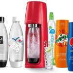SodaStream Spirit Red + láhve FUSE 3 x 1l + Sirup Mirinda 440 ml + Sirup 7UP 440 ml + Sirup Pepsi 440 ml recenze