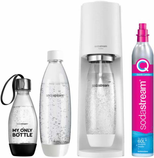SodaStream Terra white Promo Pack recenze