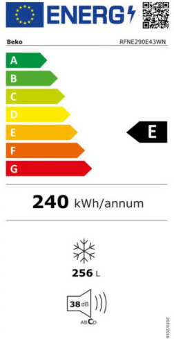 Beko RFNE290E43WN recenze