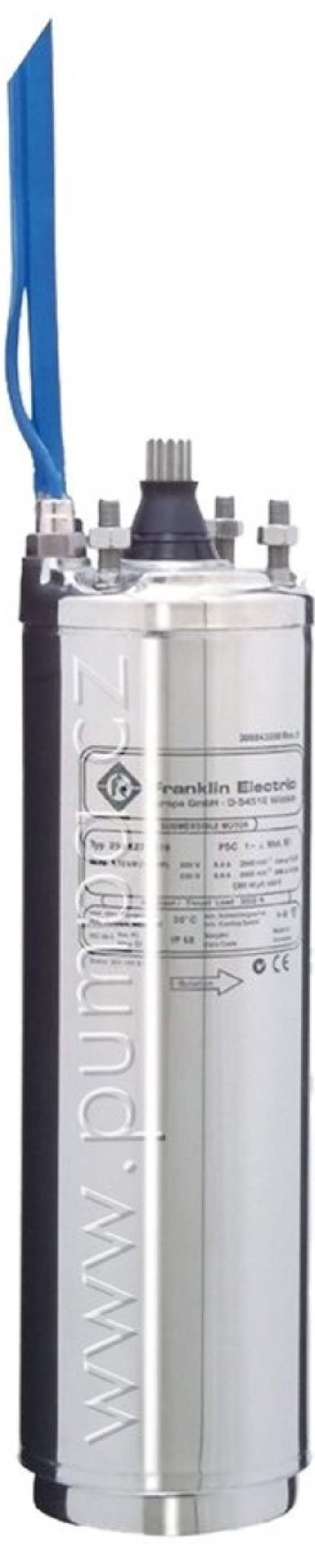 Obrázok Franklin Motor 4″ 3F 3P-0,37kW-220/230V-50-W s kabelem 1,5m hodnotenie