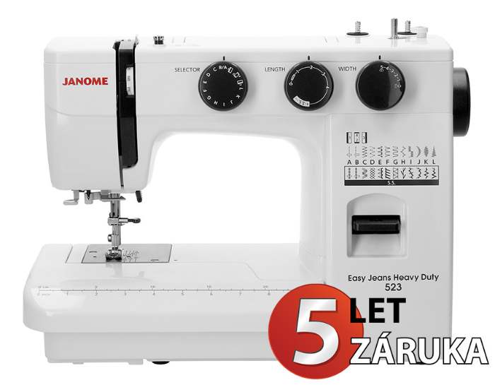 JANOME EASY JEANS HEAVY DUTY 523 recenze