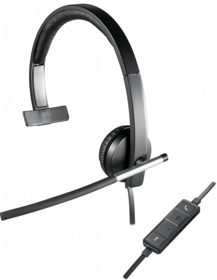 Logitech USB Headset Mono H650e recenze