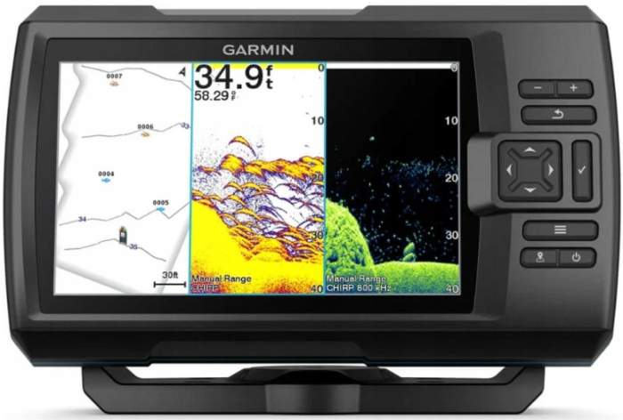 Garmin Striker Vivid 7cv s GT20-TM-Geber recenze