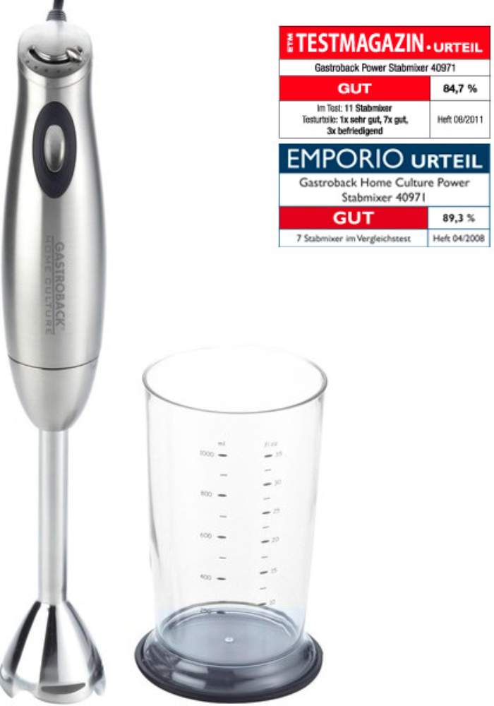 Gastroback 40971 recenze