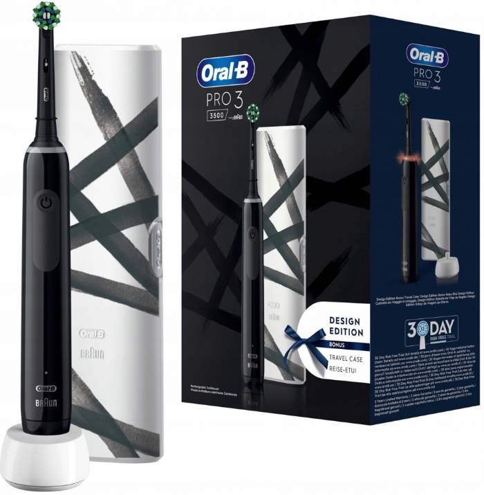 Oral-B Pro 3 3500 Design Edition Black recenze