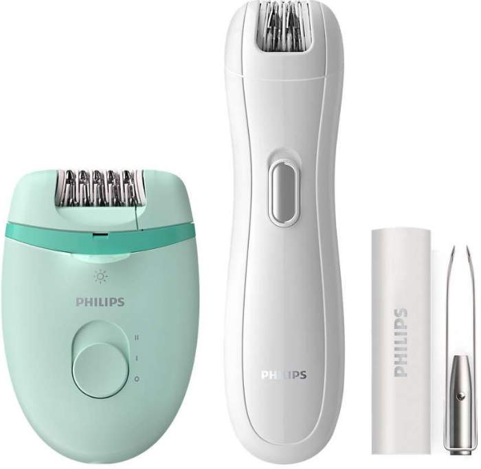 Philips BRP529/00 Satinelle Essential trio set recenze