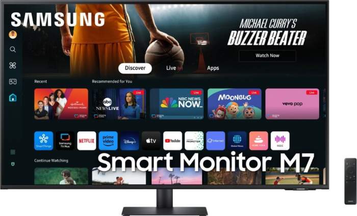 Obrázok Samsung Smart Monitor M7 S43DM702UU hodnotenie