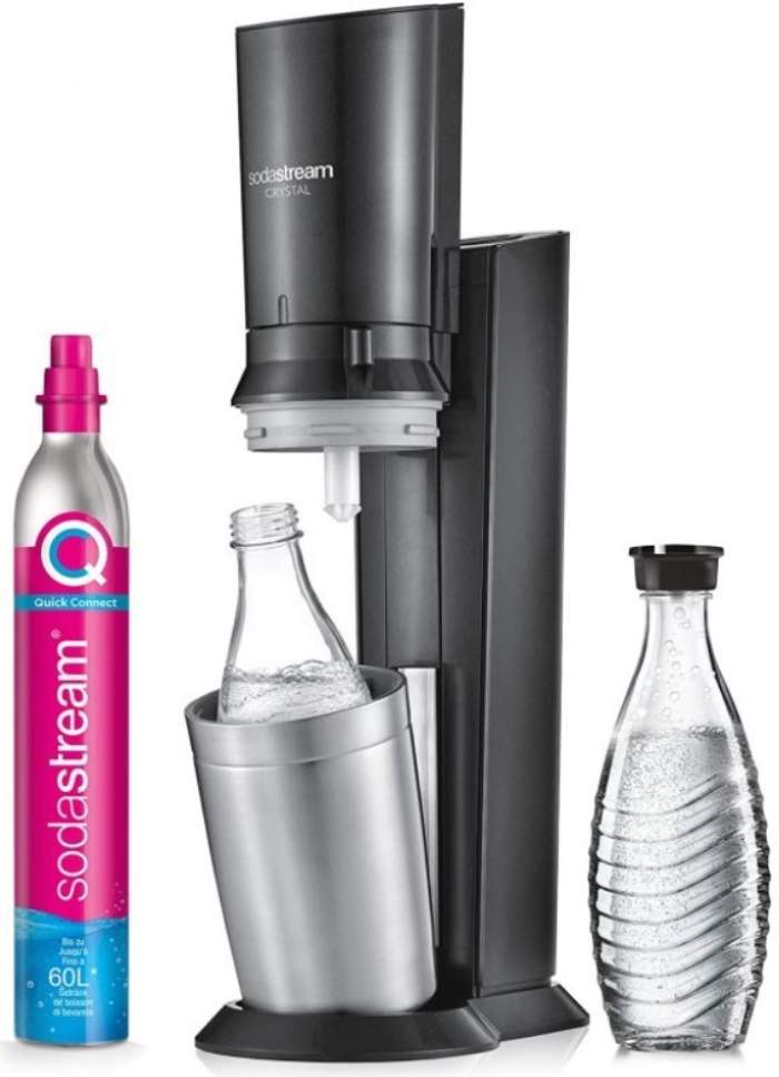SodaStream Crystal 3.0 + skleněná karafa 0,615 l + bombička recenze
