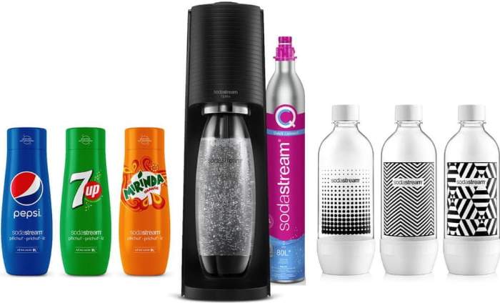 SodaStream TERRA BLACK PARTY PACK 2 recenze