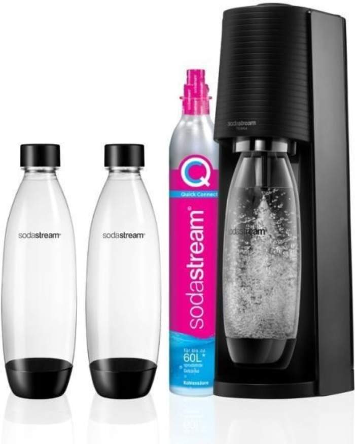 SodaStream Terra Black + 2 láhve SodaStream Fuse 2 x 1 l + bombička recenze