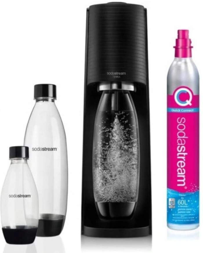 SodaStream Terra Black + 3 láhve SodaStream Fuse 2 x 1l + 0,5l + bombička recenze
