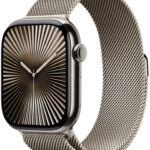 Apple Watch Series 10 42mm Cellular přírodní titan s přírodním milánským tahem MWXF3QC/A recenze