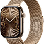 Apple Watch Series 10 42mm Cellular zlatý titan se zlatým milánským tahem MX083QC/A recenze