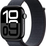 Apple Watch Series 10 42mm klavírně černý hliník s inkoustově fialovým provlékacím řemínkem MWWG3QC/A recenze