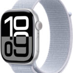 Apple Watch Series 10 42mm stříbrný hliník s oblačně modrým provlékacím řemínkem MWWD3QC/A recenze