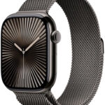 Apple Watch Series 10 46mm Cellular břidlicově šedý titan s břidlicově šedým milánským tahem M/L MWYW3QC/A recenze