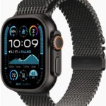 Apple Watch Ultra 2 49mm černý titan s černým titanovým milánským tahem S MX4W3CS/A recenze
