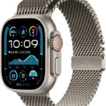 Apple Watch Ultra 2 49mm přírodní titan s přírodním titanovým milánským tahem L MX5T3CS/A recenze
