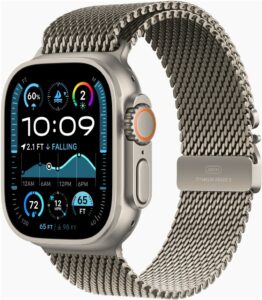 Fotografie Apple Watch Ultra 2 49mm přírodní titan s přírodním titanovým milánským tahem M MX5R3CS/A  recenzía