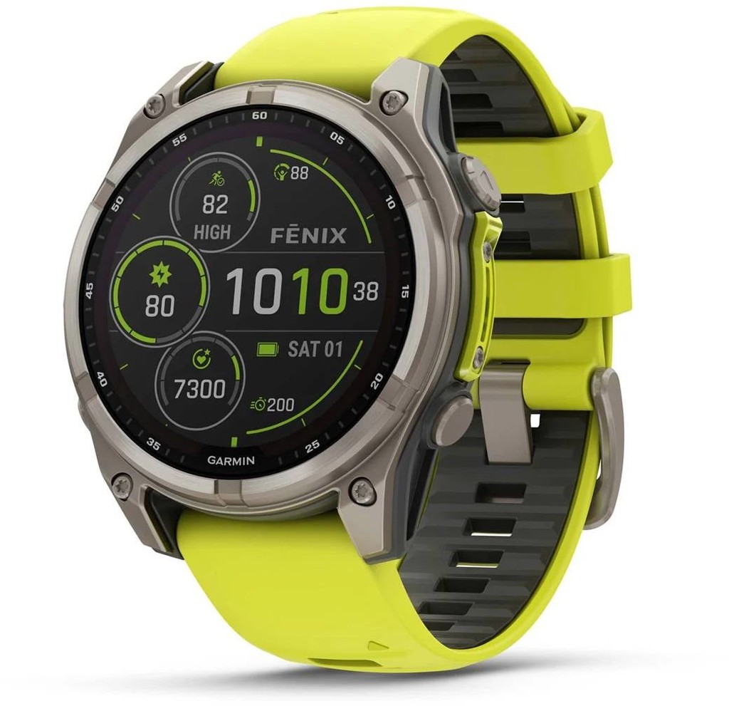 Garmin Fenix 8 47mm Sapphire Solar Titanium Bright Yellow/Graphite 010-02906-21 recenze
