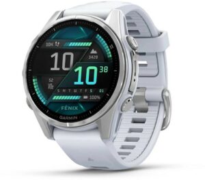 Fotografie Garmin Fenix 8 AMOLED 43mm White Stone 010-02903-00  recenzía