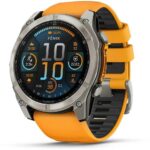Garmin Fenix 8 AMOLED 51mm Sapphire Titanium Graphite/Orange 010-02905-11 recenze