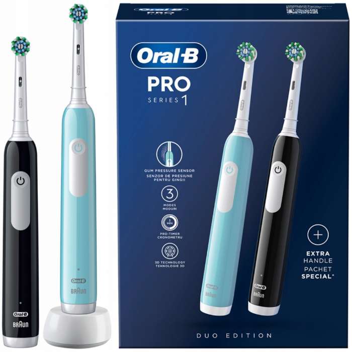 Oral-B Pro Series 1 Duo Black & Blue recenze