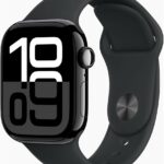 Apple Watch Series 10 42mm klavírně černý hliník s černým sportovním řemínkem M/L MWWF3QC/A recenze